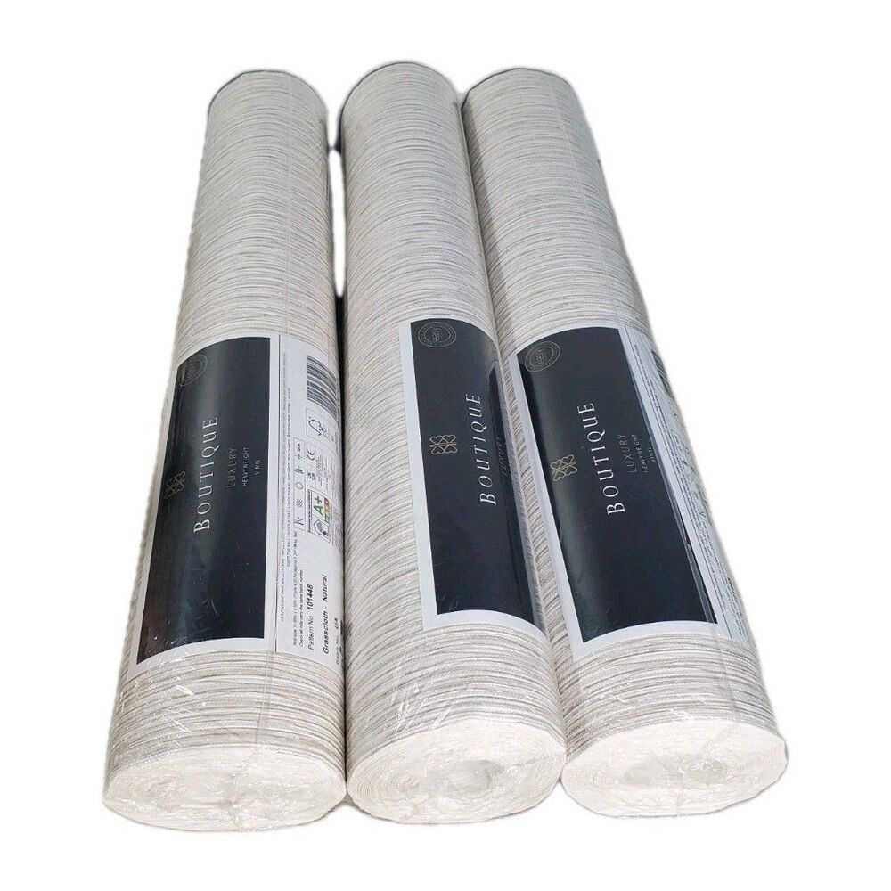 3 Rolls Graham Brown Wallpaper Roll 56-Sq ft  Vinyl Textured Grasscloth Unpasted